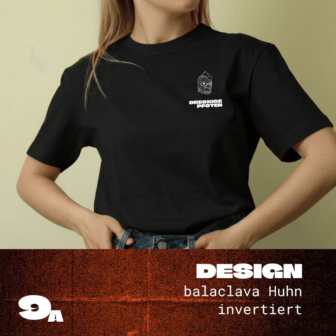 Design 9A: balaclava Huhn (invertiert)