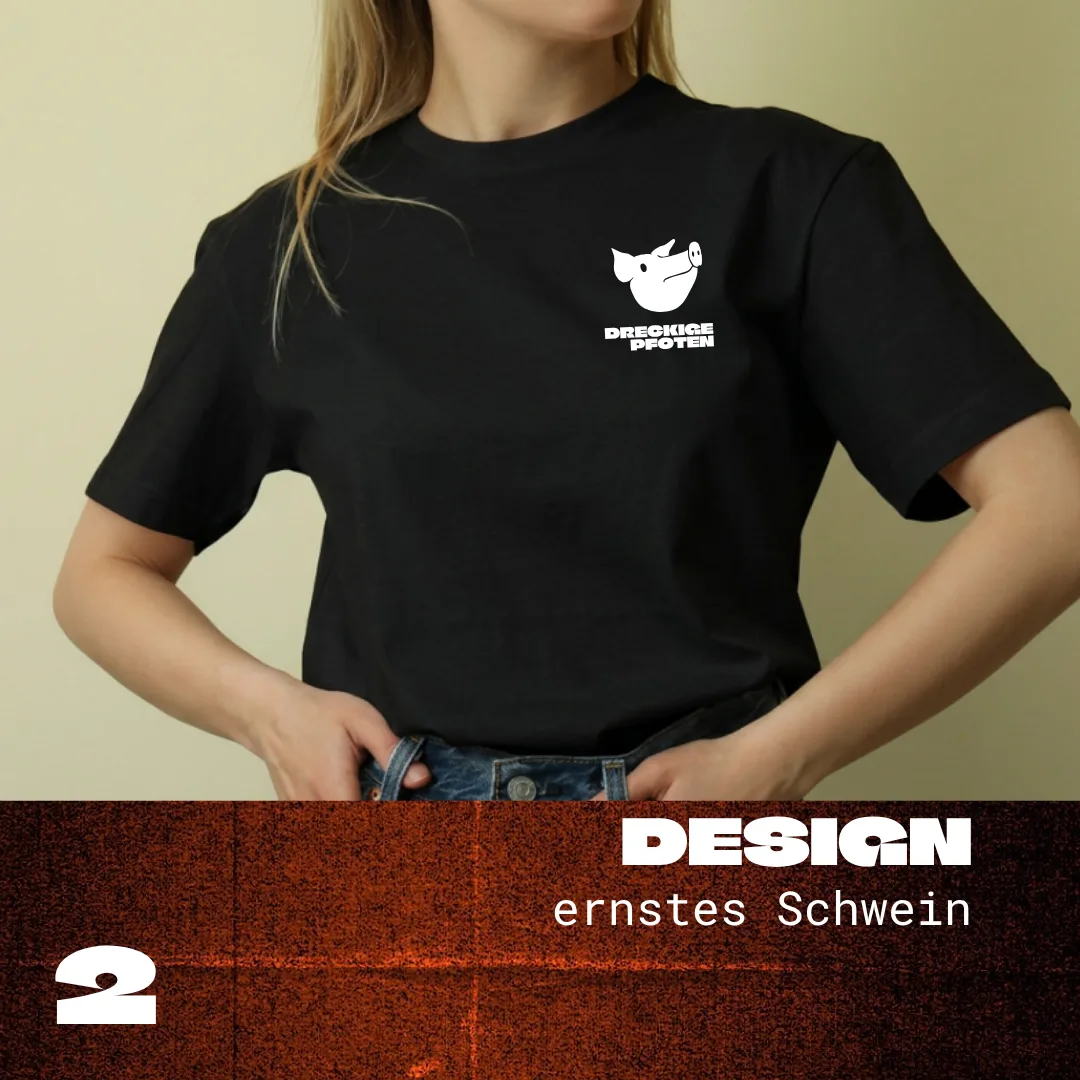 Design 2: ernstes Schwein