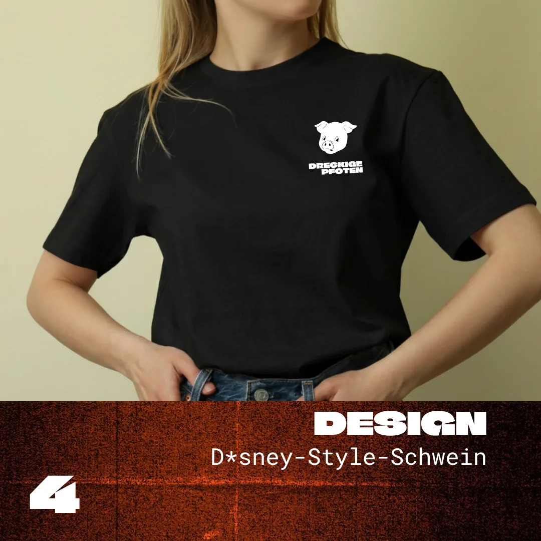 Design 4: D*sney-Style-Schwein